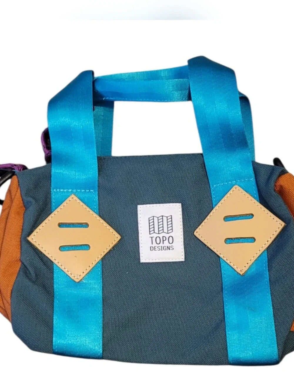 Topo Designs Multi-Color Mini Duffel Bag 4.6 L